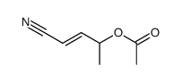 4-acetoxypent-2-enenitrile结构式