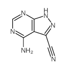 4-Amino-3-cyanopyrazolo[3,4-d]pyrimidine Structure