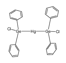 bis(chlorodiphenylgermyl)mercury Structure