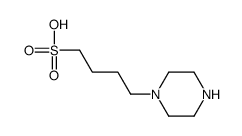 4-(Piperazin-1-yl)butane-1-sulfonic acid Structure