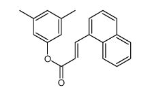 (3,5-dimethylphenyl) 3-naphthalen-1-ylprop-2-enoate Structure
