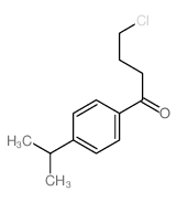 1-Butanone,4-chloro-1-[4-(1-methylethyl)phenyl]- Structure