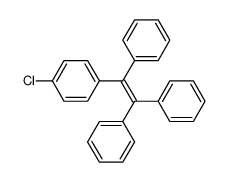 (2-(4-chlorophenyl)ethene-1,1,2-triyl)tribenzene结构式