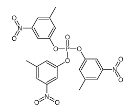 Phosphoric acid tris(3-methyl-5-nitrophenyl) ester结构式