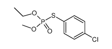 4-ClC6H4SP(O)(OCH3)OC2H5 Structure