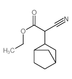 ethyl 2-cyano-2-norbornan-2-yl-acetate structure