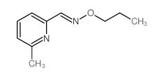 1-(6-methylpyridin-2-yl)-N-propoxy-methanimine structure