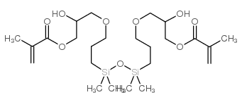 1,3-bis(3-methacryloxy-2-hydroxypropoxypropyl)tetramethyldisiloxane,tech-95结构式