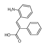 (E)-3-(2-Aminophenyl)-2-phenyl-2-propenoic acid Structure