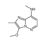 3-methoxy-N,2-dimethylimidazo[1,2-b]pyridazin-8-amine Structure