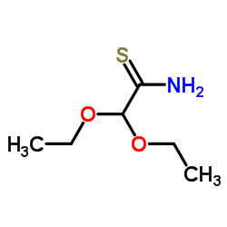2,2-二乙氧基硫代乙酰胺结构式