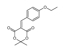 5-((4-ethoxyphenyl)methylene)-2,2-dimethyl-1,3-dioxane-4,6-dione结构式