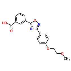 3-(3-(4-(2-methoxyethoxy)phenyl)-1,2,4-oxadiazol-5-yl)benzoicacid picture