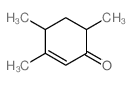 3,4,6-trimethylcyclohex-2-en-1-one Structure