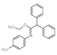1-ethoxy-N-(4-methylphenyl)-2,2-diphenyl-ethanimine picture