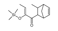 1-(3-methylbicyclo[2.2.1]hept-5-en-2-yl)-2-((trimethylsilyl)oxy)but-2-en-1-one Structure