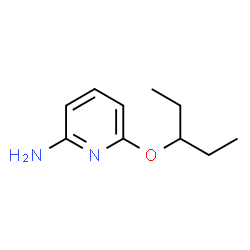 2-Pyridinamine,6-(1-ethylpropoxy)-(9CI) Structure