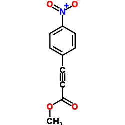 3-(4-硝基苯基)丙炔酸甲酯结构式