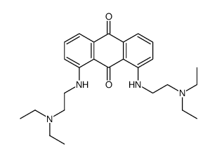 1,8-bis(2-diethylaminoethylamino)anthracene-9,10-dione结构式