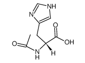 (R)-2-Acetamido-3-(1H-imidazol-4-yl)propanoic acid structure