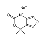 sodium 4,4-dimethyl-2-oxo-4H-furo[3,4-d][1,3]oxazin-1-ide结构式