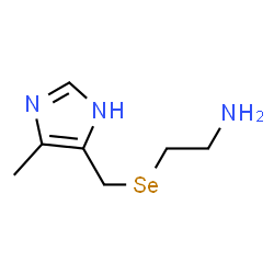Ethanamine, 2-[[(5-methyl-1H-imidazol-4-yl)methyl]seleno]- (9CI)结构式