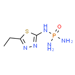 Phosphoric triamide, (5-ethyl-1,3,4-thiadiazol-2-yl)- (9CI) Structure