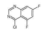 4-Chloro-5,7-difluoroquinazoline Structure