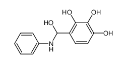 4-(Anilino-hydroxy-methyl)-pyrogallol结构式