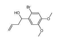 4-bromo-5-(1-hydroxybut-3-en-1-yl)veratrole Structure