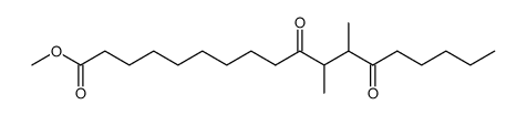 methyl 11,12-dimethyl-10,13-dioxooctadecanoate结构式