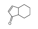 (3aS,7aS)-3a,4,5,6,7,7a-hexahydroinden-1-one结构式