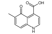 4-Quinolinecarboxylicacid,5-hydroxy-6-methyl-(9CI) structure