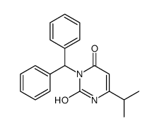 3-benzhydryl-6-propan-2-yl-1H-pyrimidine-2,4-dione Structure