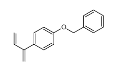 1-buta-1,3-dien-2-yl-4-phenylmethoxybenzene结构式