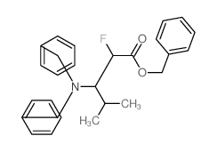 benzyl 3-(dibenzylamino)-2-fluoro-4-methyl-pentanoate structure