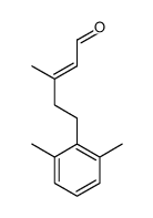 5-(2,6-dimethylphenyl)-3-methylpent-2-enal Structure