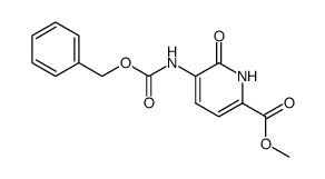 methyl 5-benzyloxycarbonylamino-6-oxo-1-hydropyridine-2-carboxylate Structure