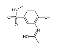 N-[2-hydroxy-5-[(methylamino)sulphonyl]phenyl]acetamide Structure