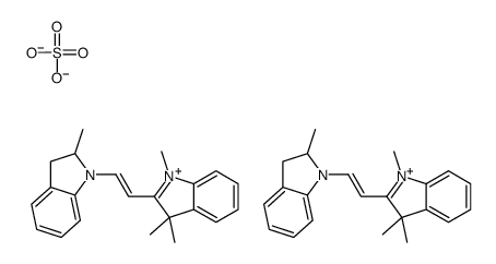 2-[2-(2,3-dihydro-2-methyl-1H-indol-1-yl)vinyl]-1,3,3-trimethyl-3H-indolium sulphate (2:1) picture