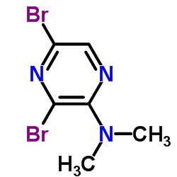 3,5-二溴-N,N-二甲基氨基吡嗪图片