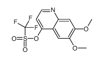 Trifluoromethanesulfonic acid 6,7-dimethoxyquinolin-4-yl ester picture