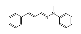 (E)-1-methyl-1-phenyl-2-((E)-3-phenylallylidene)hydrazine Structure