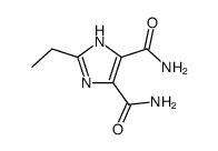 2-ethyl-1H-imidazole-4,5-dicarboxylic acid diamide Structure