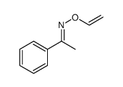 Ethanone, 1-phenyl-, O-ethenyloxime Structure