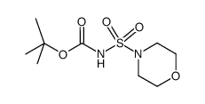 Boc-morpholine-4-sulfonic acid amide结构式