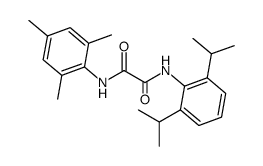 N1-(2,6-diisopropylphenyl)-N2-mesityloxalamide结构式