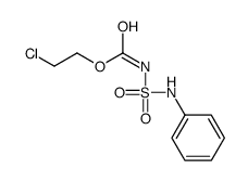 2-chloroethyl N-(phenylsulfamoyl)carbamate结构式