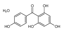 (4-hydroxyphenyl)-(2,4,6-trihydroxyphenyl)methanone,hydrate Structure