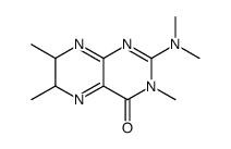 2-(dimethylamino)-3,6,7-trimethyl-6,7-dihydropteridin-4-one Structure
